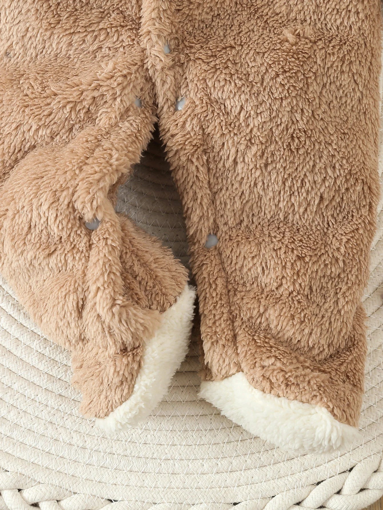 Autumn Winter Newborn Baby Rompers | Warm Fleece Hooded Jumpsuits 0–12M