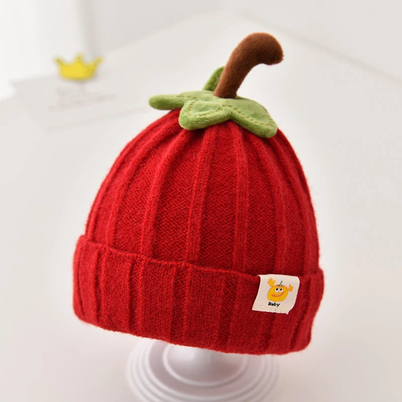 Baby Pumpkin Knit Hat  Cute Fall & Halloween Beanie for Newborns & Toddlers