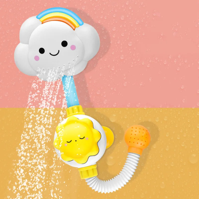 Cloud Baby Shower Bath Toy | Fun Water Sprinkler Faucet for Kids | Interactive Bathtub Toy Gift for Toddlers