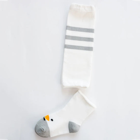 Baby Leg Warmers & Knee Pad Socks Set – Cotton Crawling Protector for Newborns & Toddlers