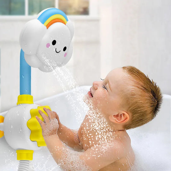 Cloud Baby Shower Bath Toy | Fun Water Sprinkler Faucet for Kids | Interactive Bathtub Toy Gift for Toddlers