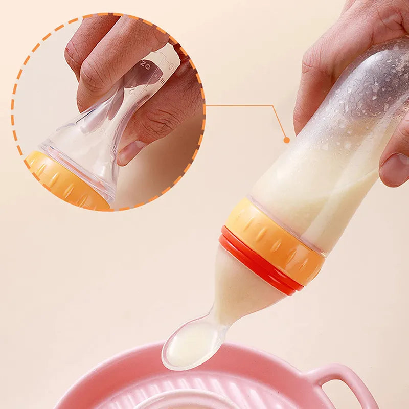 Silicone Baby Food Dispensing Spoon