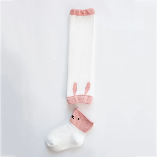 Baby Leg Warmers & Knee Pad Socks Set – Cotton Crawling Protector for Newborns & Toddlers