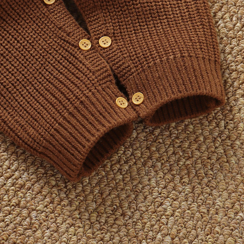 Baby Boy Knit Romper | Winter Newborn Jumpsuit Outfit