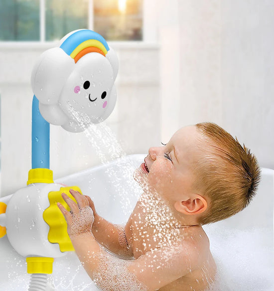 Cloud Baby Shower Bath Toy | Fun Water Sprinkler Faucet for Kids | Interactive Bathtub Toy Gift for Toddlers
