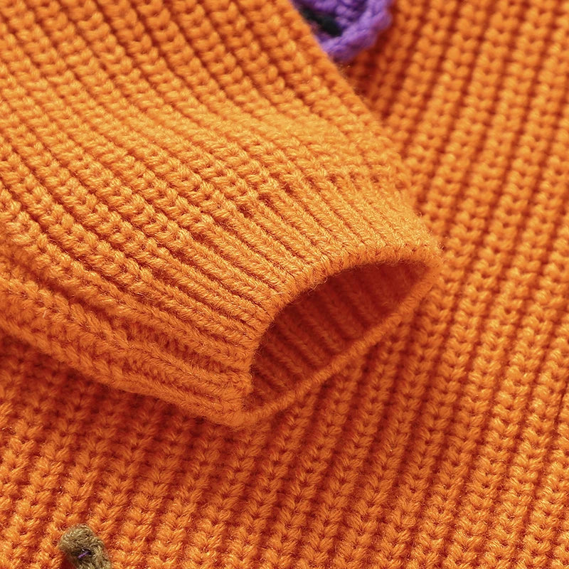 Pumpkin Knit Sweater