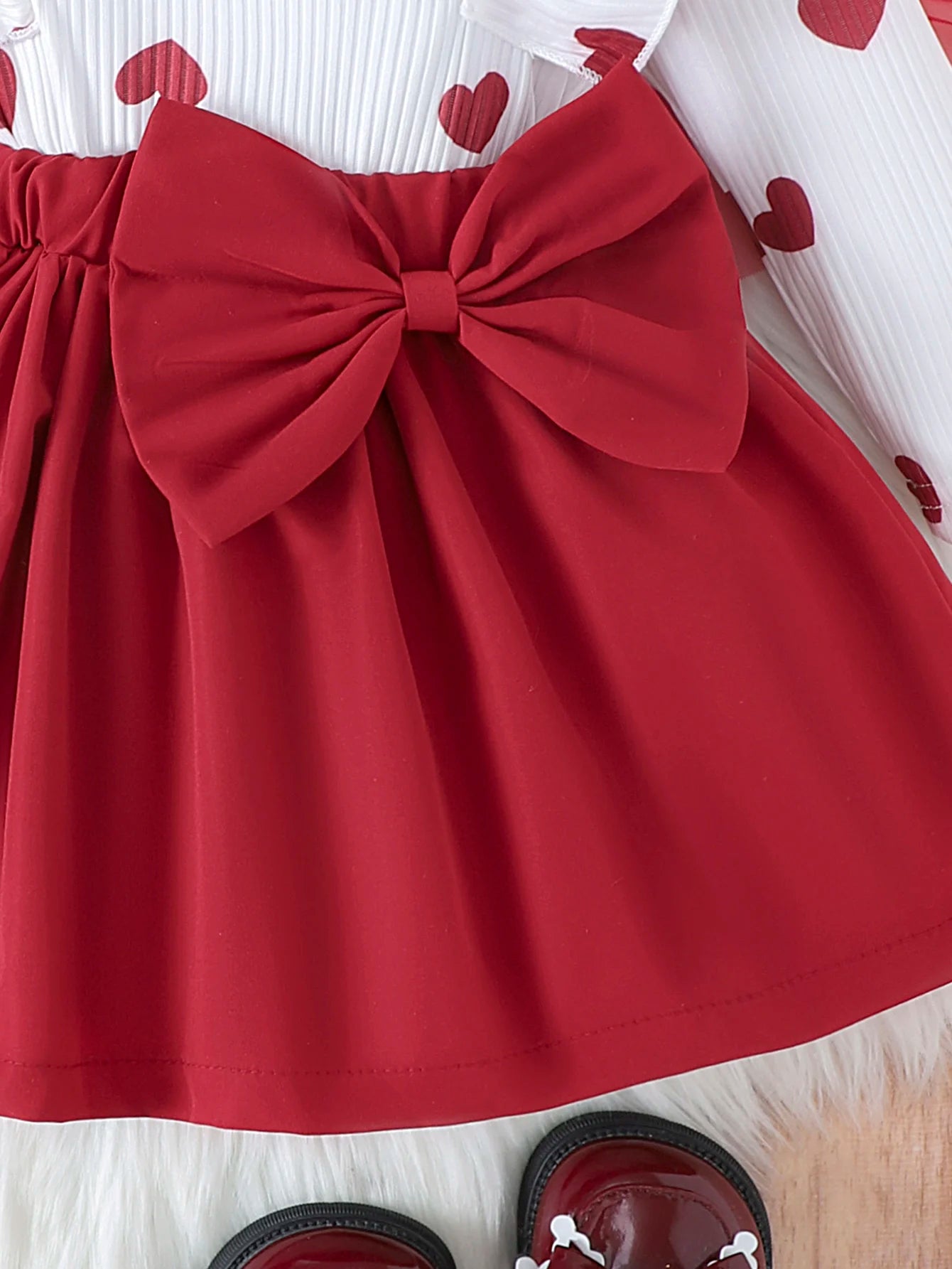 Adorable Baby Girl Valentine's Outfit