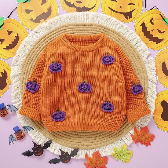 Pumpkin Knit Sweater