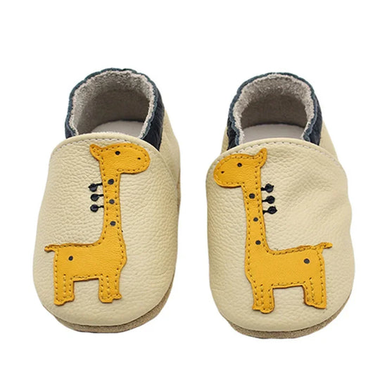 Soft Leather Baby Shoes – Newborn Booties for Boys & Girls | First Walker Moccasins