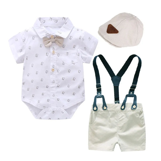 Baby Boy Romper Clothes Set