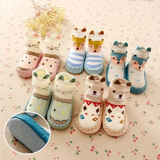 Cartoon Animal Floor Socks