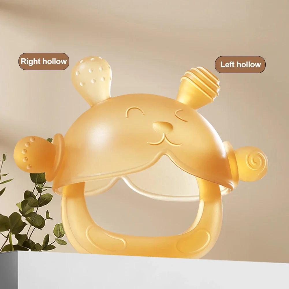 Baby Silicone Bear Teether | BPA-Free Sensory Teething Toy for Infants