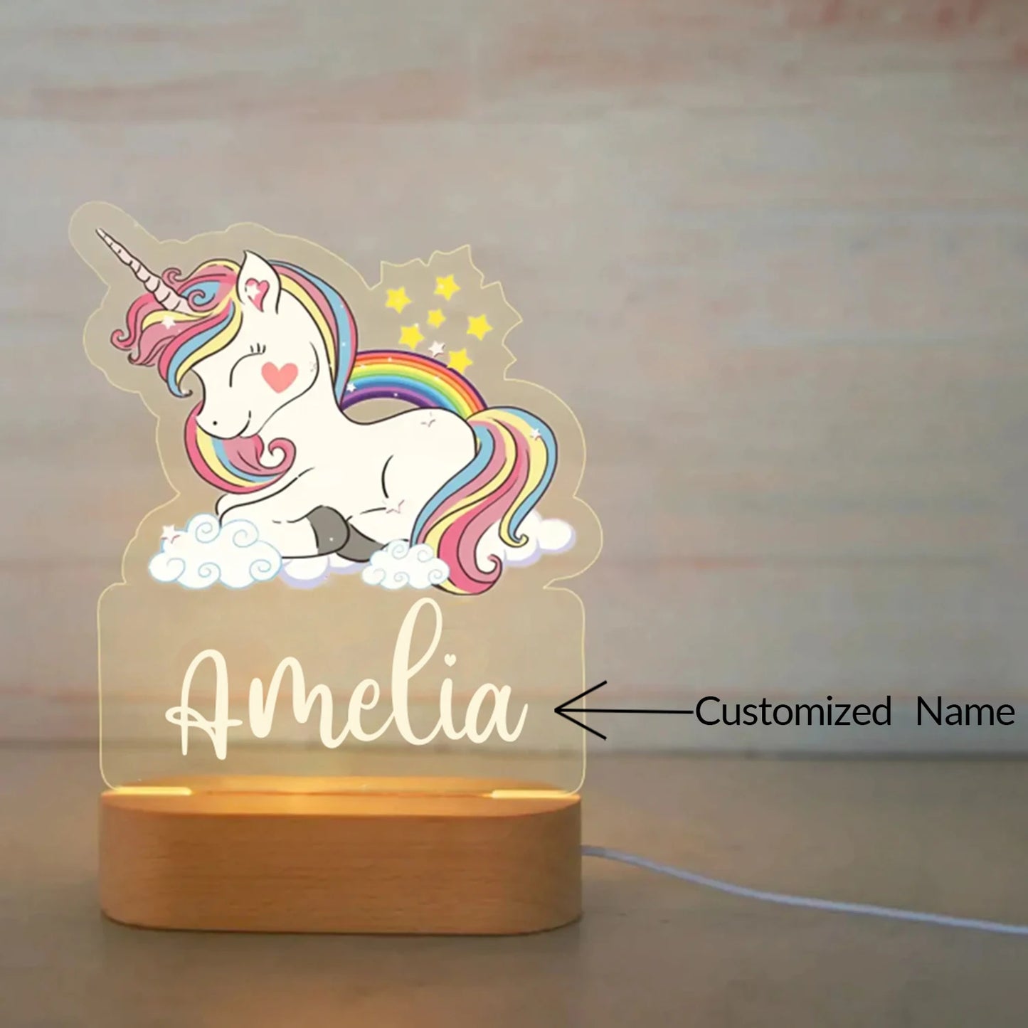 Personalized Children LED Night Lamp