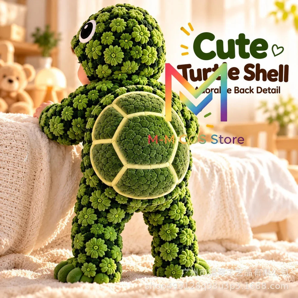 Little Turtle Plush Shell Baby Onesie，Role Playing Costumes, Plush Turtle Shell Shaped Costumes