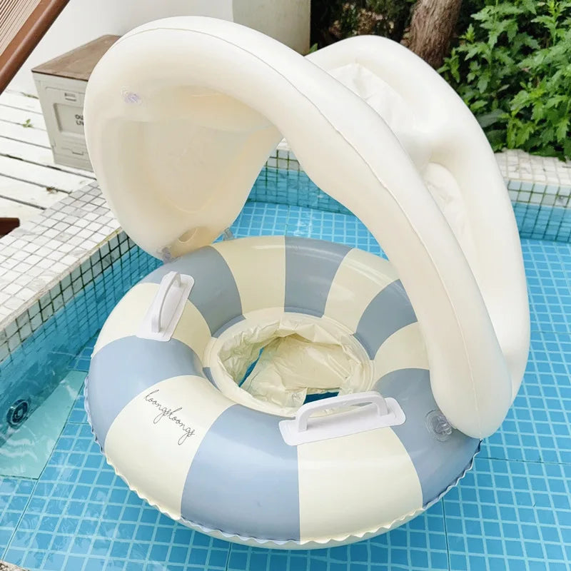 Baby Swim Float with Canopy | Infant Pool Float & Sun Shade