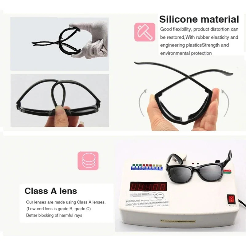 Baby Polarized Sunglasses 0-3 Years | Flexible Rubber UV Protection Shades