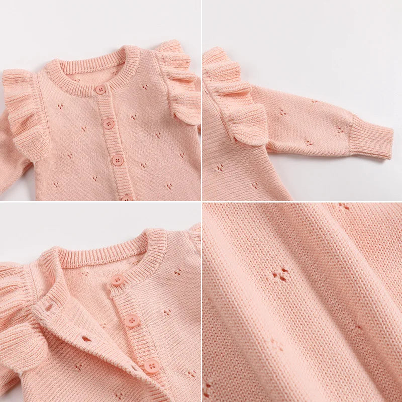 Newborn Knit Romper | Soft Cozy Baby Outfit