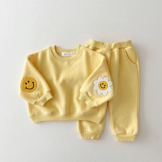 Kids Cute daisy outfit  Sweatshirt Set