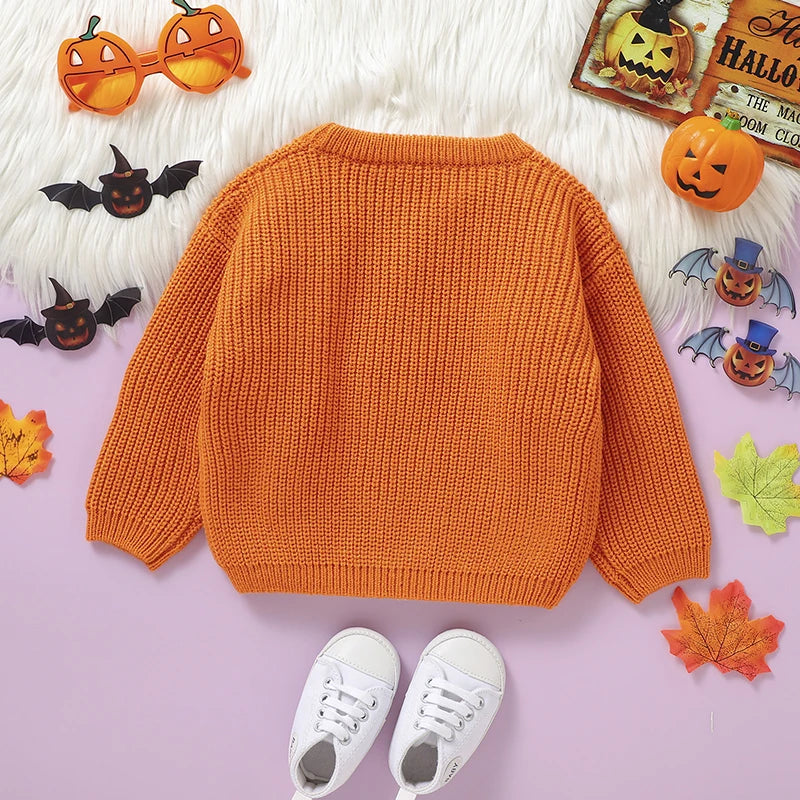 Pumpkin Knit Sweater