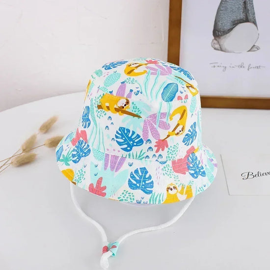 Summer Baby Panama Hat – Cartoon UV Sun Hat for Boys & Girls (Toddler Bucket Cap)