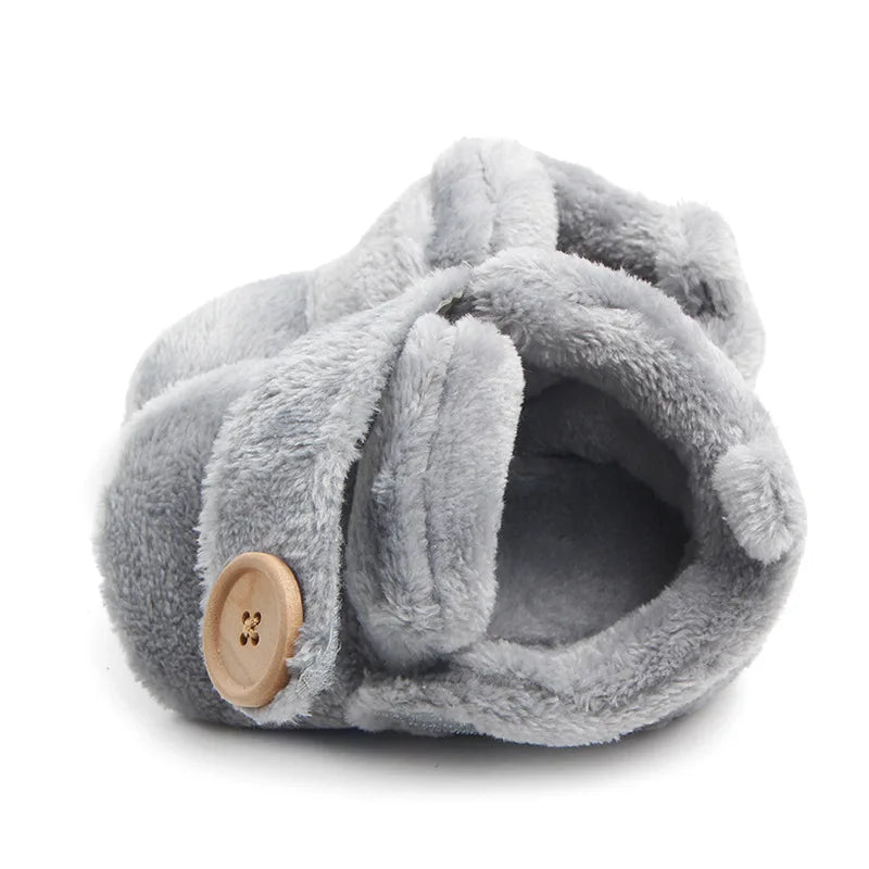 Cute Baby Girl Boy Casual Shoes Warm Plush Mutilcolor Lovely Soft Soled Walking Shoes Fashion Design Infant Shoes First Walkers