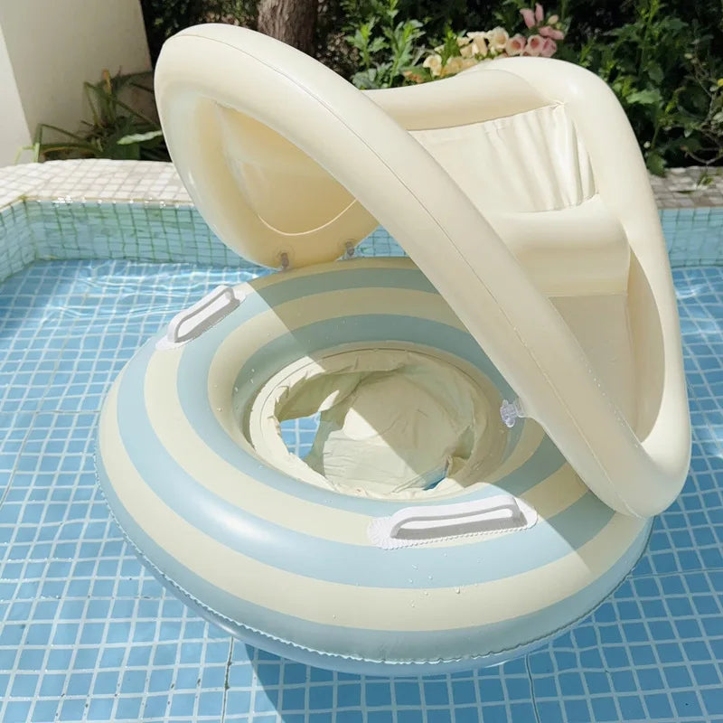 Baby Swim Float with Canopy | Infant Pool Float & Sun Shade