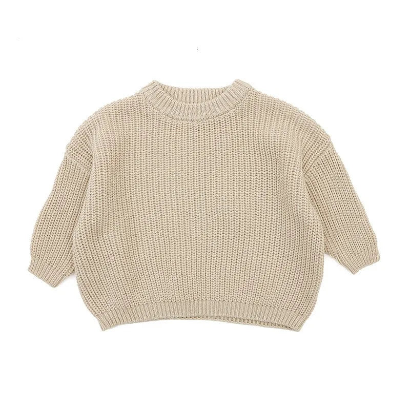 Personalized Baby Sweater with Hand-Embroidered Name & Monogram, A Precious Gift from Aunt for a Baby Girl, Kids Christmas Gift