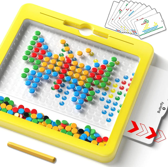 2-in-1 Magnetic Pen Drawing Board | Montessori DIY Puzzle Toy