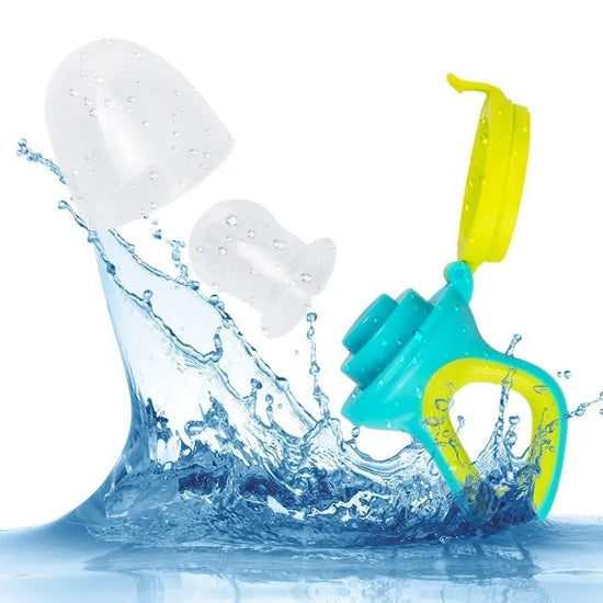 Squeezing Silicone Baby Feeder & Pacifier Spoon – Infant Food Feeder | 3 Colors