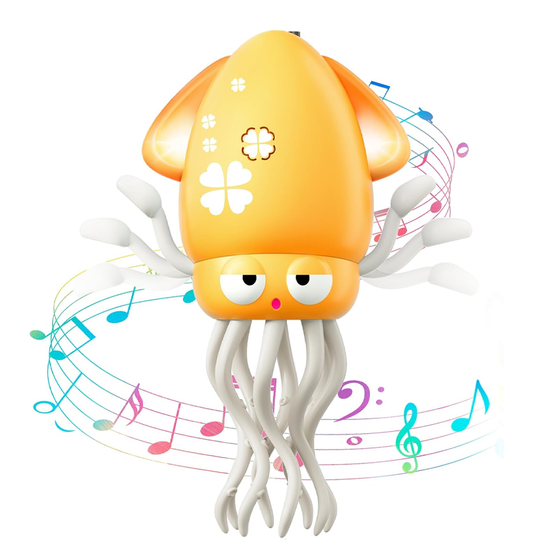 Electric Dancing squid toy – Musical Light-Up Squid for Kids, Babies & Pets