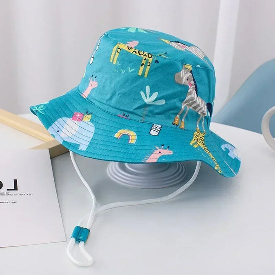 Summer Baby Panama Hat – Cartoon UV Sun Hat for Boys & Girls (Toddler Bucket Cap)