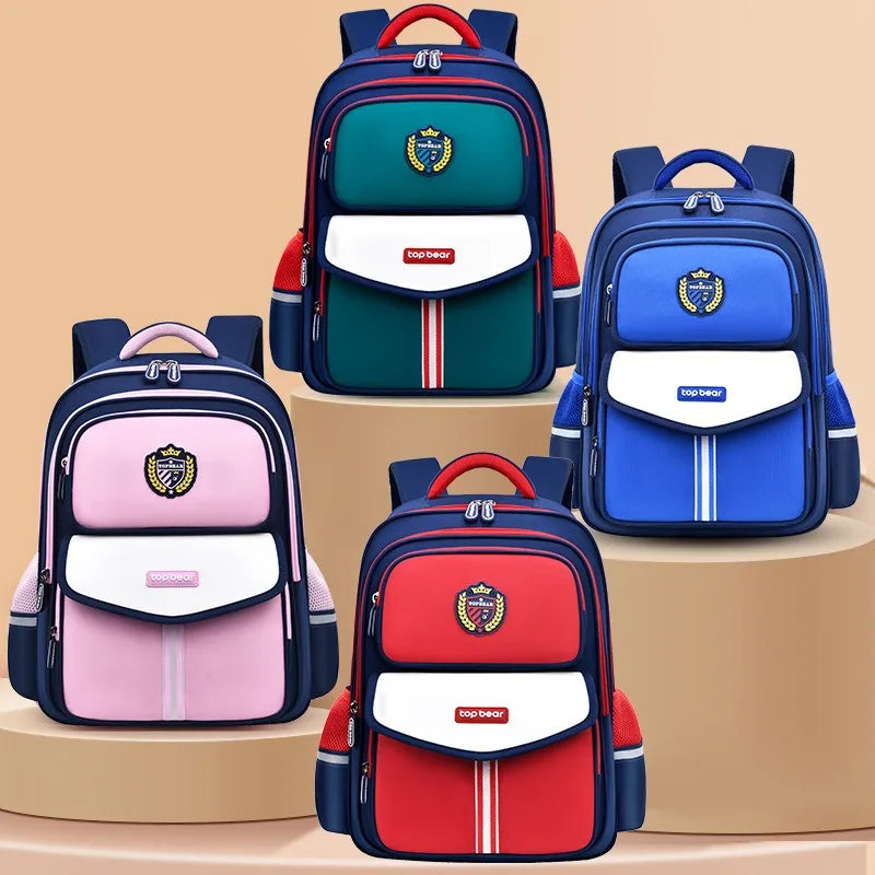 British Style Primary Students Schoolbag/Backpack