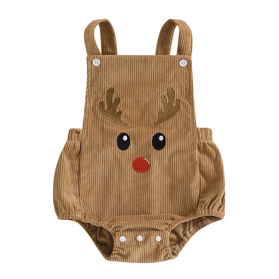 Christmas Baby Rompers – Gingerbread, Snowman & Reindeer Outfits
