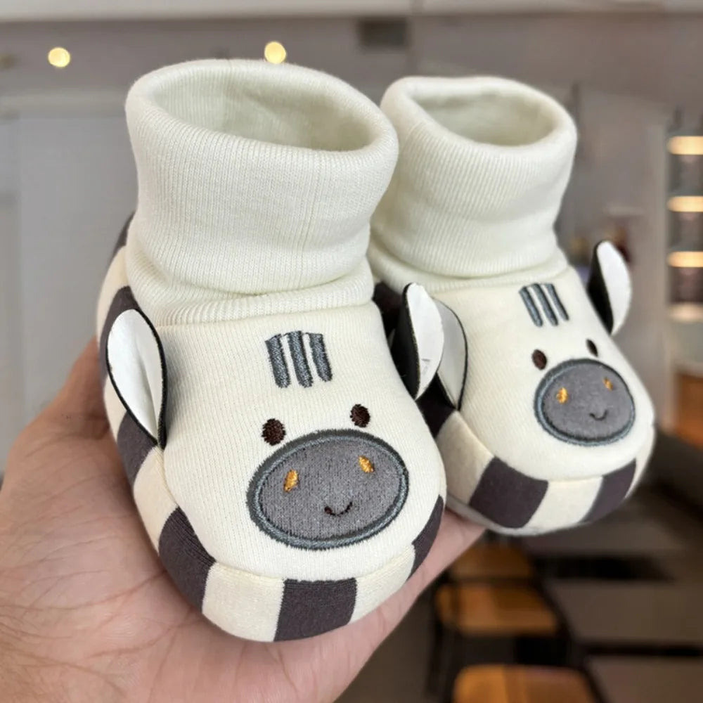 Baby Animal Sock Shoes – Soft Non-Slip First Walker Slippers for Infants & Toddlers
