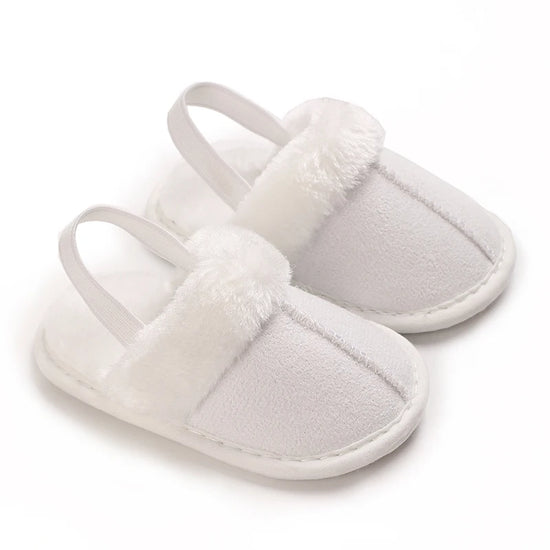 Cozy Baby Winter slippers – Soft Suede Infant Shoes with Warm Fur Lining