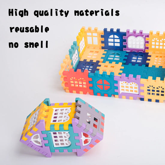 Large-Scale Building Block House Set for Kids | Creative Construction Toy for Boys & Girls | Indoor & Outdoor Play