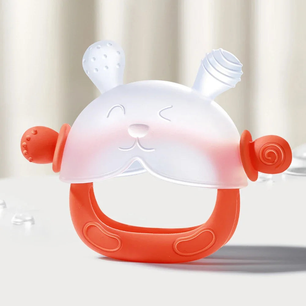 Baby Silicone Bear Teether | BPA-Free Sensory Teething Toy for Infants