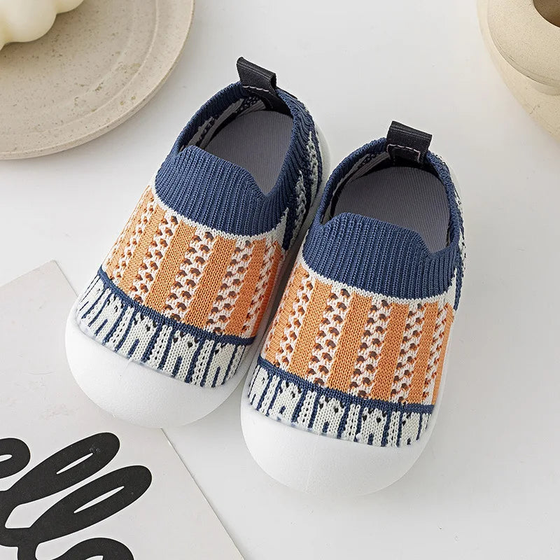 Baby Knit Sock Shoes | Breathable Non-Slip First Walker Sneakers | Lightweight Toddler Shoes (0–24 Months)