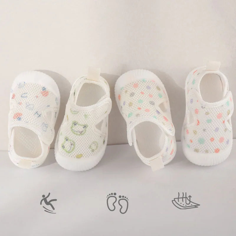 Baby Velcro Sandals | Mesh Soft Sole Summer Shoes