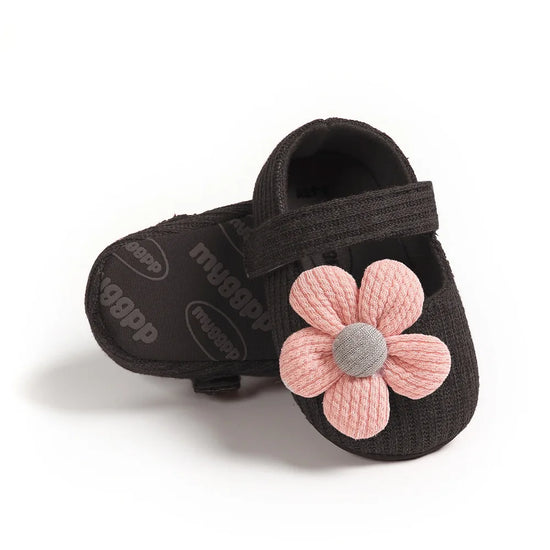 Baby Girls Cotton Shoes Daisy Retro Spring Autumn Toddlers Prewalkers Cotton Shoes Infant Soft Bottom First Walkers