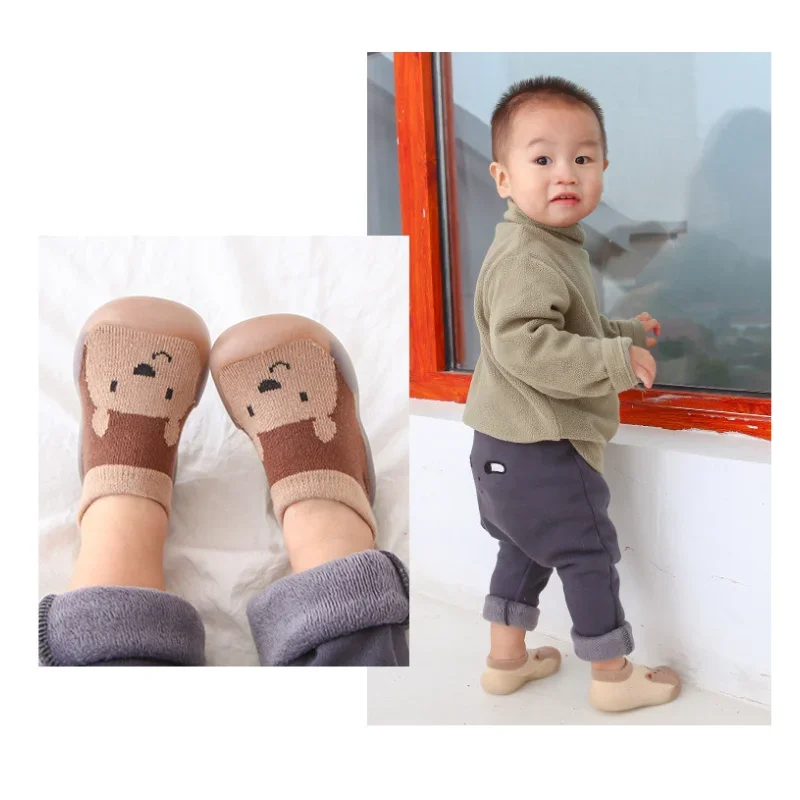 Cozy Cartoon Non-slip Infant Shoes: Cute and Safe Footwear for Baby's