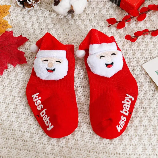 Baby Christmas Socks – Cute Santa, Reindeer & Holiday Designs | MGK & Co