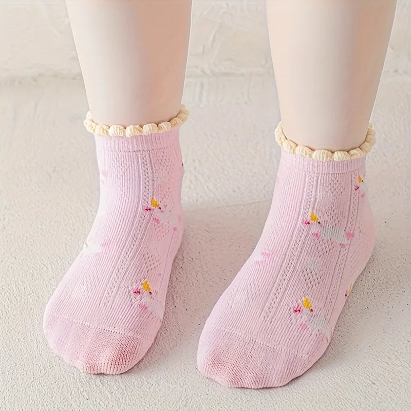 5-Pack Non-Slip Baby Socks | Cute Grip Socks for Infants & Toddlers