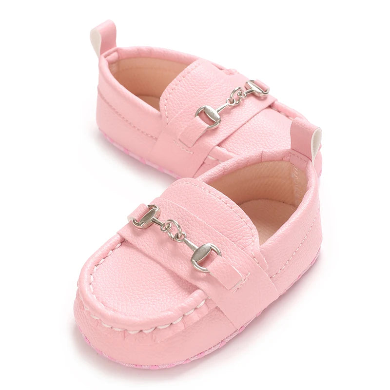 Baby Girl Pink Shoes | Soft Sole First Walker Toddler Shoes
