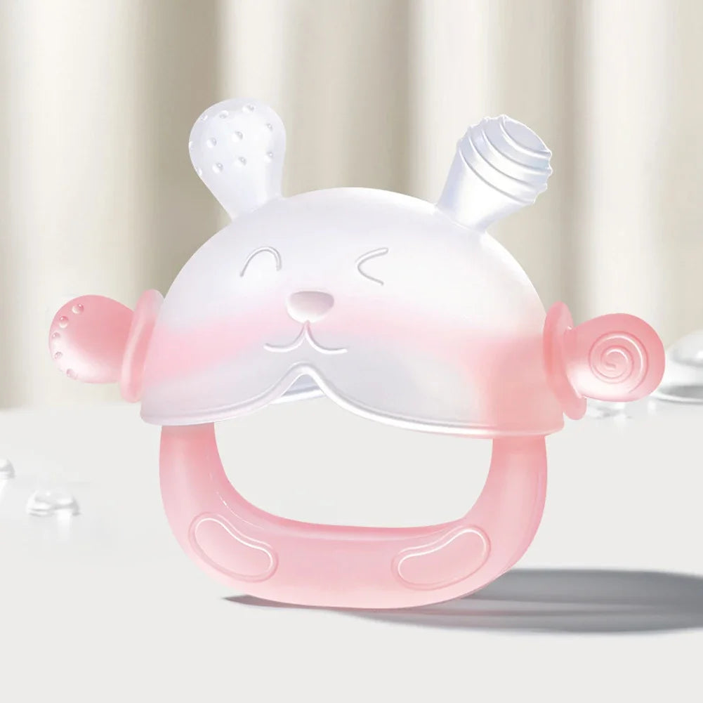 Baby Silicone Bear Teether | BPA-Free Sensory Teething Toy for Infants