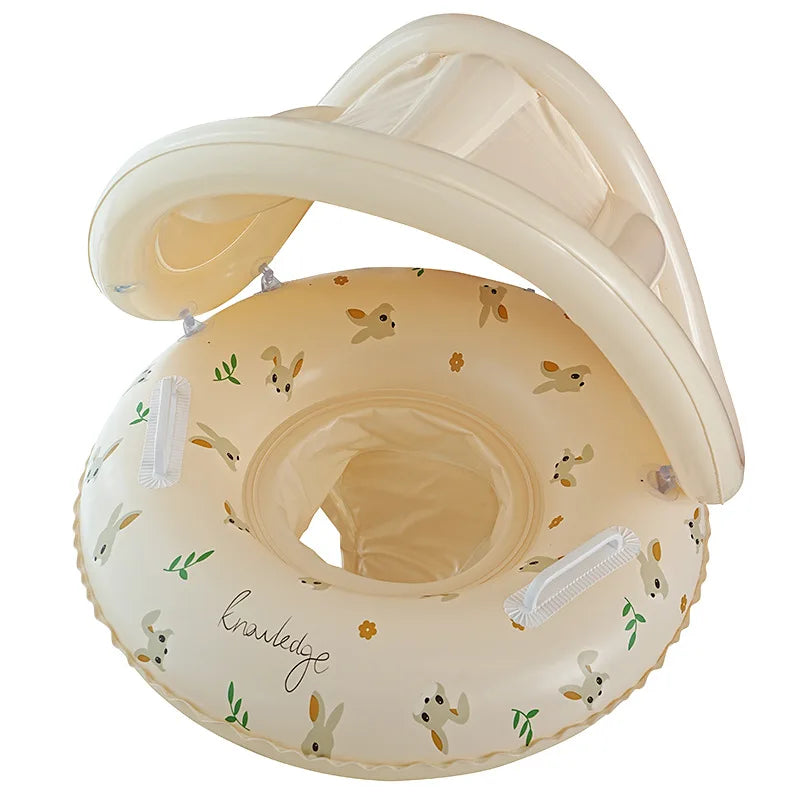 Baby Swim Float with Canopy | Infant Pool Float & Sun Shade