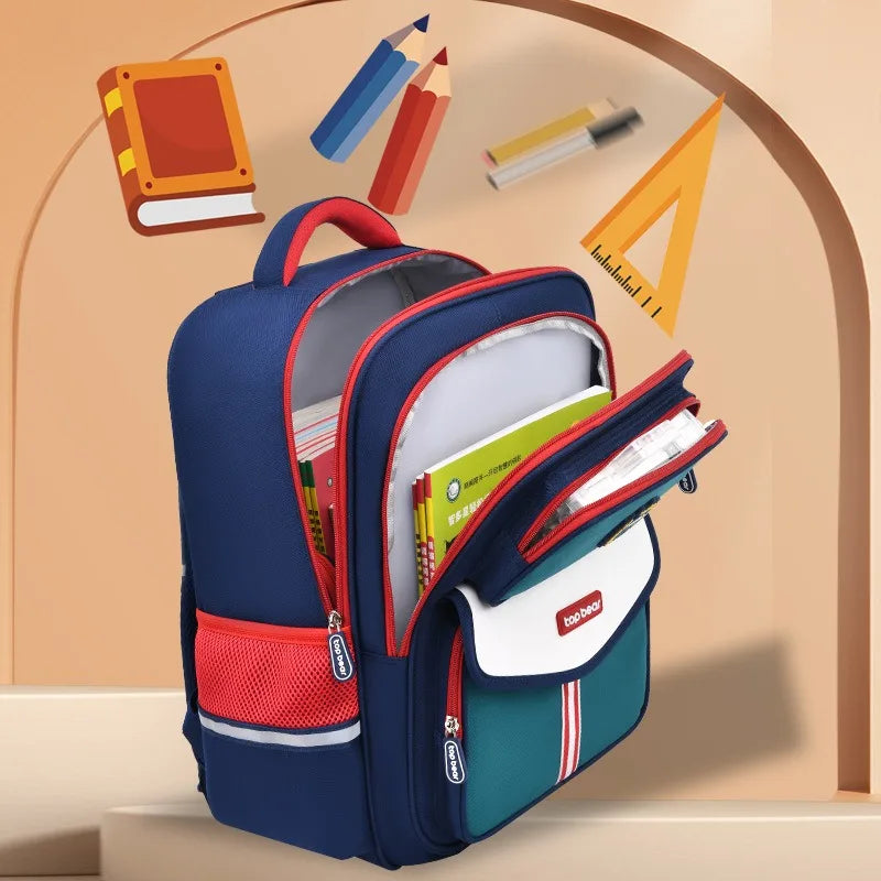 British Style Primary Students Schoolbag/Backpack