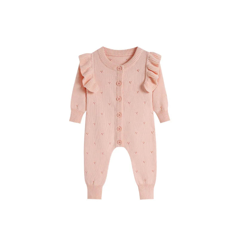Newborn Knit Romper | Soft Cozy Baby Outfit