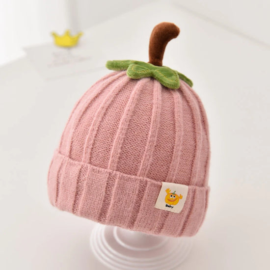 Baby Pumpkin Knit Hat  Cute Fall & Halloween Beanie for Newborns & Toddlers