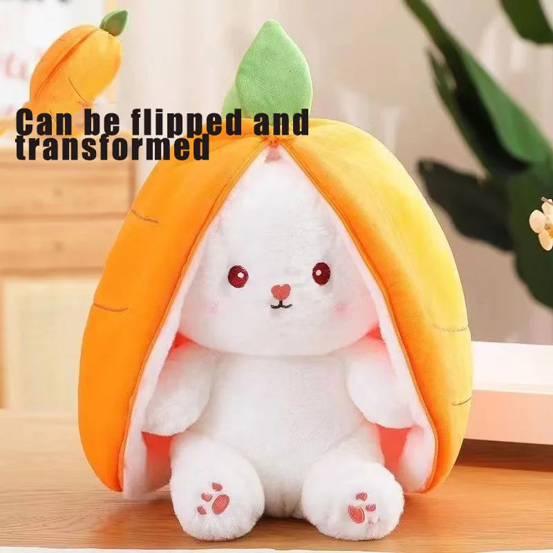 Little Bunny Strawberry シリーズ　セット　ピンク Bunny Stuffed Animal Plush Reversible Strawberry Bunny Plush